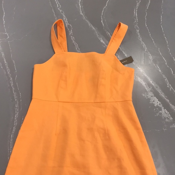 J Crew Squareneck A-Line Dress in Strech Linen Blend NWT✨ - Picture 3 of 4